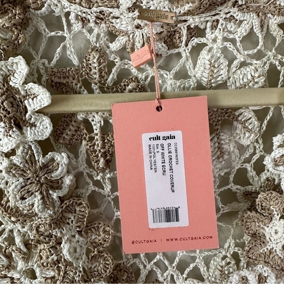 NWT CULT GAIA Ollie crochet-knit coverup SZ S - Picture 10 of 10